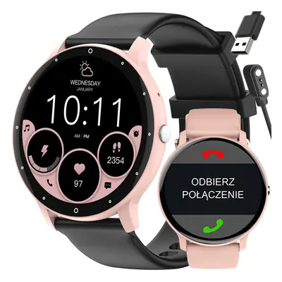 SMARTWATCH UNISEX GRAVITY GT1-1 PRO - VOLÁNÍ BLUETOOTH, DODATEČNÝ PÁSEK (sg027a) Barva (Varianta