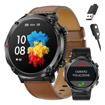 SMARTWATCH Pánské GRAVITY GT21-1 TOOTH CALL, DODATEČNÝ PÁSEK (sg025a) Barva (Varianta): tay-5139