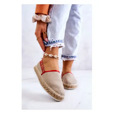 Nazouvací espadrilky Big Star JJ274878 Barva: Béžová