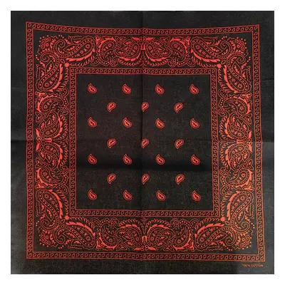 Barevná bandana s ornamenty Barva (Varianta): 34 Černá Orange