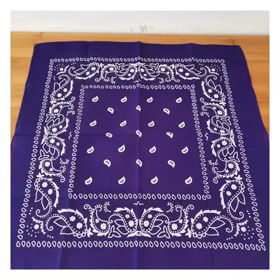 Barevná bandana s ornamenty Barva (Varianta): 23 Tmavě Purple