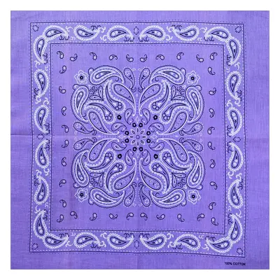 Barevná bandana s ornamenty Barva (Varianta): 54 Purple 2