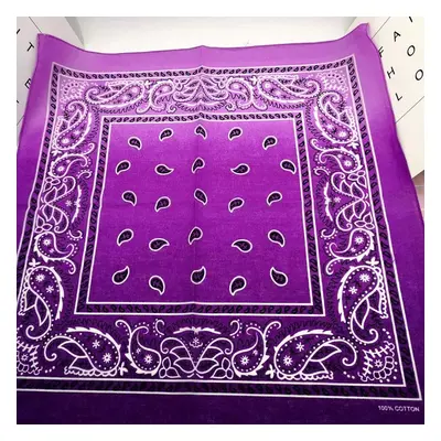 Barevná bandana s ornamenty Barva (Varianta): 38 Gradient purple