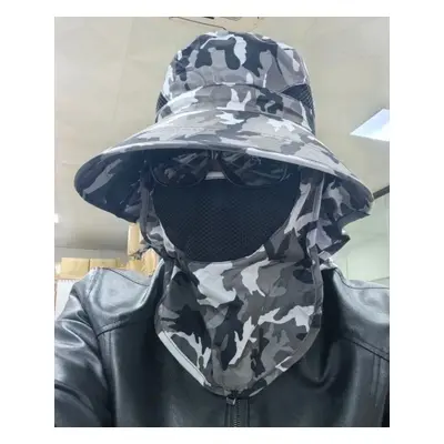 Pánský rybářský klobouk Barva (Varianta): Camouflage Bílá