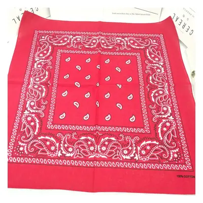 Barevná bandana s ornamenty Barva (Varianta): 3 Červená