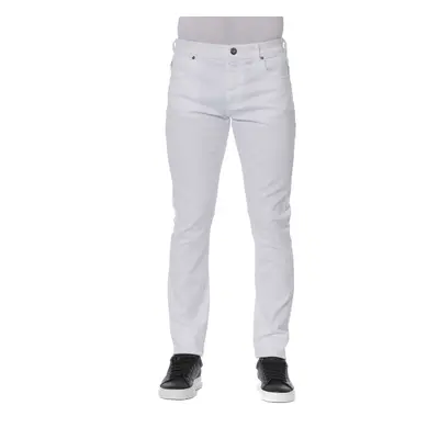 Pánské džíny 52J00022 1T002419 H 002 Trussardi Jeans Barva: Bílá