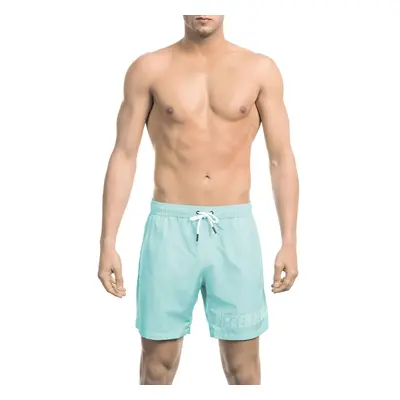 Pánské kraťasy BKK1MBM01 Bikkembergs Beachwear Barva: Modrá