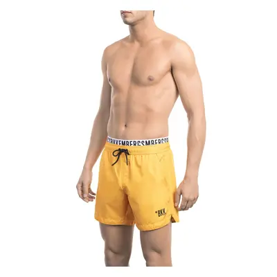 Pánské kraťasy BKK1MBS03 Bikkembergs Beachwear Barva: Oranžová