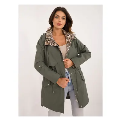 Dámská bunda MBM-KR-FH-117.25- Barva: Khaki