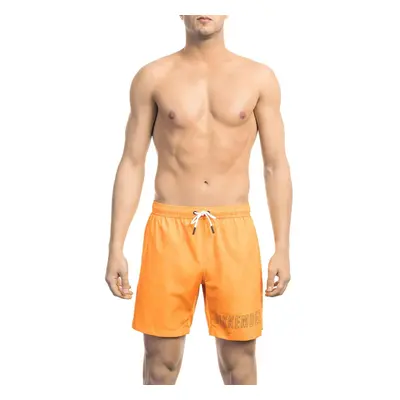 Pánské kraťasy BKK1MBM01 Bikkembergs Beachwear Barva: Oranžová