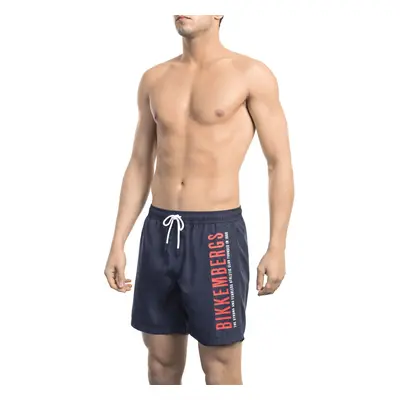 Pánské kraťasy BKK1MBM03 Bikkembergs Beachwear Barva: Modrá