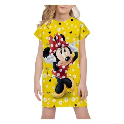 Dívčí šaty s potiskem Minnie Mouse