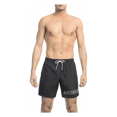 Pánské kraťasy BKK1MBM01 Bikkembergs Beachwear Barva: Černá