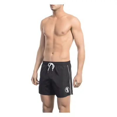 Pánské kraťasy BKK1MBS05 Bikkembergs Beachwear Barva: Černá