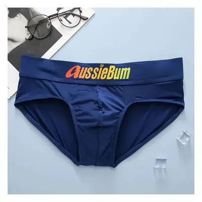 Stylové pánské slipy s nápisem Aussiebum Barva: Tmavě Modrá