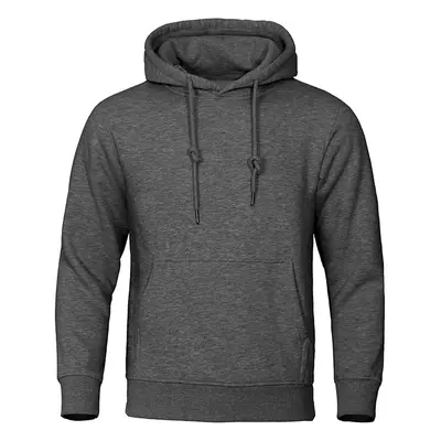 Jednobarevná mikina unisex pullover prodyšný Barva: Tmavě Šedá