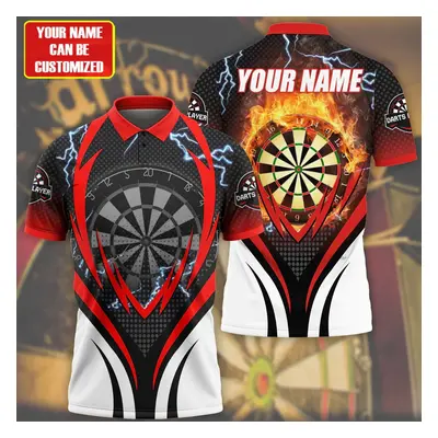 Sportovní unisex tričko 3D potisk DARTS na míru