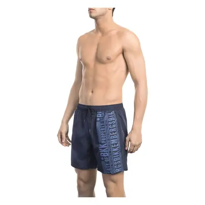 Pánské kraťasy BKK1MBM08 Bikkembergs Beachwear Barva: Modrá