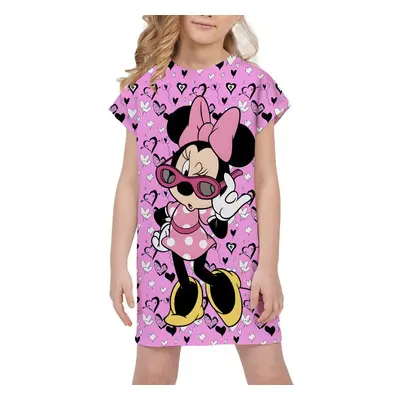 Dívčí šaty s potiskem Minnie Mouse