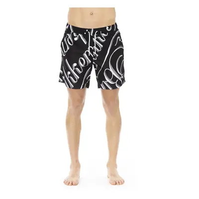 Pánské kraťasy BKK1MBM16 Bikkembergs Beachwear Barva: Černá