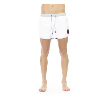 Pánské kraťasy BKK1MBS04 Bikkembergs Beachwear Barva: Bílá