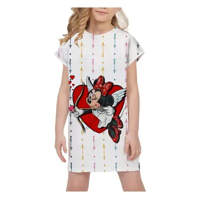 Dívčí šaty s potiskem Minnie Mouse