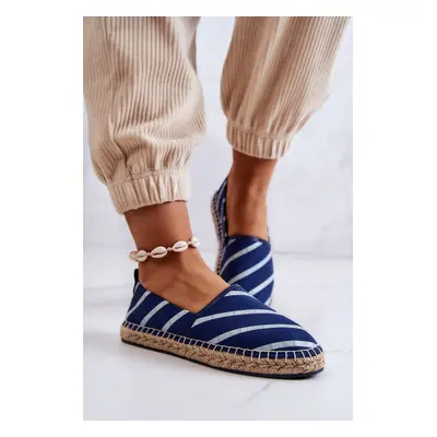 Dámské klasické espadrilky Big Star JJ274960 Barva: modrý