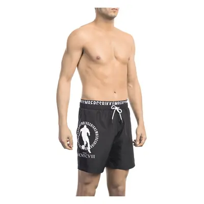 Pánské kraťasy BKK1MBM07 Bikkembergs Beachwear Barva: Černá