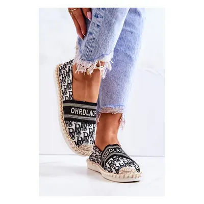 Klasické espadrilky Warm Time Barva: Černá