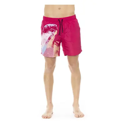 Pánské kraťasy BKK1MBM14 Bikkembergs Beachwear Barva: Růžová