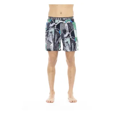 Pánské kraťasy BKK1MBM15 Bikkembergs Beachwear Barva: Černá