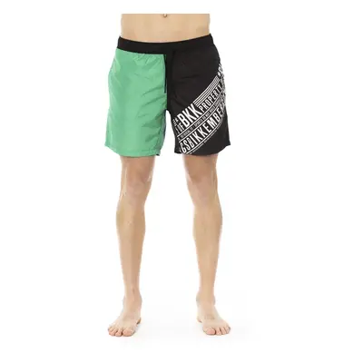 Pánské kraťasy BKK1MBM09 Bikkembergs Beachwear Barva: Zelená