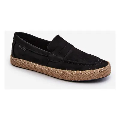 Eko Zamszowe Espadryle Pánské Big Star NN174049 Barva: Černá