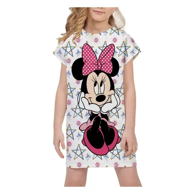 Dívčí šaty s potiskem Minnie Mouse