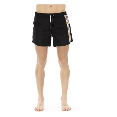 Pánské kraťasy BKK1MBS02 Bikkembergs Beachwear Barva: Černá