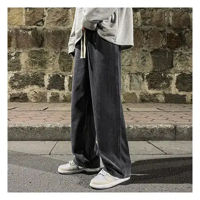 Unisex volné džíny Korean baggy Wide-leg Barva: Šedá