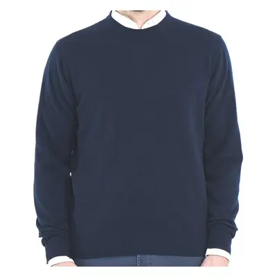 Pánský svetr UO-FF12 100% Cashmere Barva: Modrá