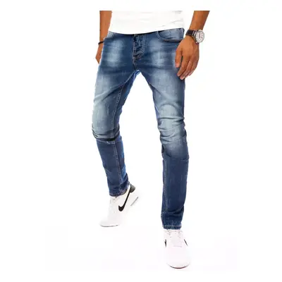 pánské džíny slim fit UX3819 Barva: Nebeská