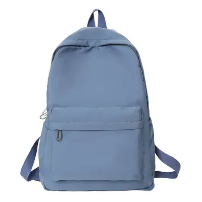 Jednobarevný batoh s kapsou Barva (Varianta): Blue Only Bag