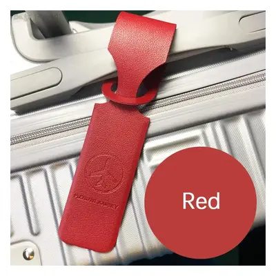 Jednobarevná baggage tag Barva (Varianta): Červená