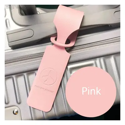 Jednobarevná baggage tag Barva (Varianta): Růžová