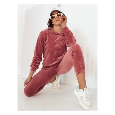 Dámský vélurový set Vogue Velour AY0874 Barva: Růžová