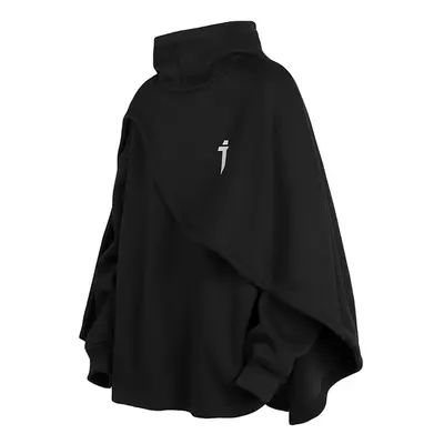 Unisex hoodie s rolákem Barva: Černá