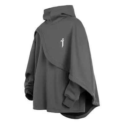 Unisex hoodie s rolákem Barva: Šedá