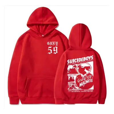 Unisex mikina G59 Hoodie Suicideboys Barva: Červená