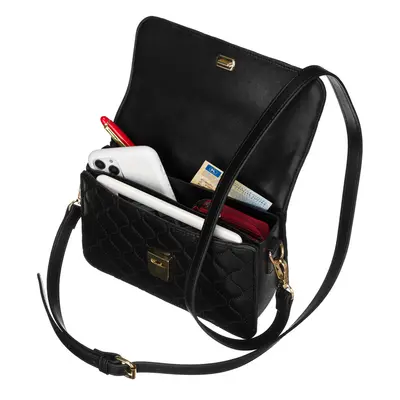 Elegantní prošívaná crossbody messenger kabelka Barva: Krémová