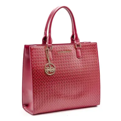 Dámská shopper kabelka RBR910B4501 Roccobarocco Barva: Červená