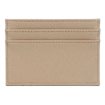 Koženkový mini cardholder Barva (Varianta): saffiano nude