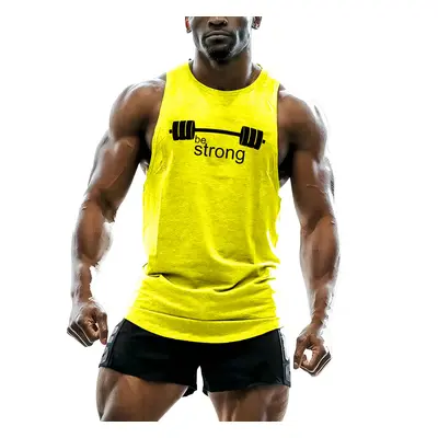 Prodyšné pánské tílko fitness do posílky STRONG MAN