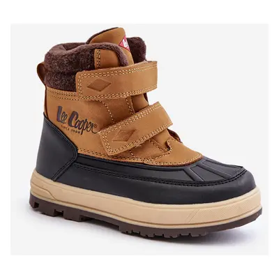 Zateplené zimní boty pro chlapce Lee Cooper LCJ-23-01-2059 Camel Barva: Hnědá